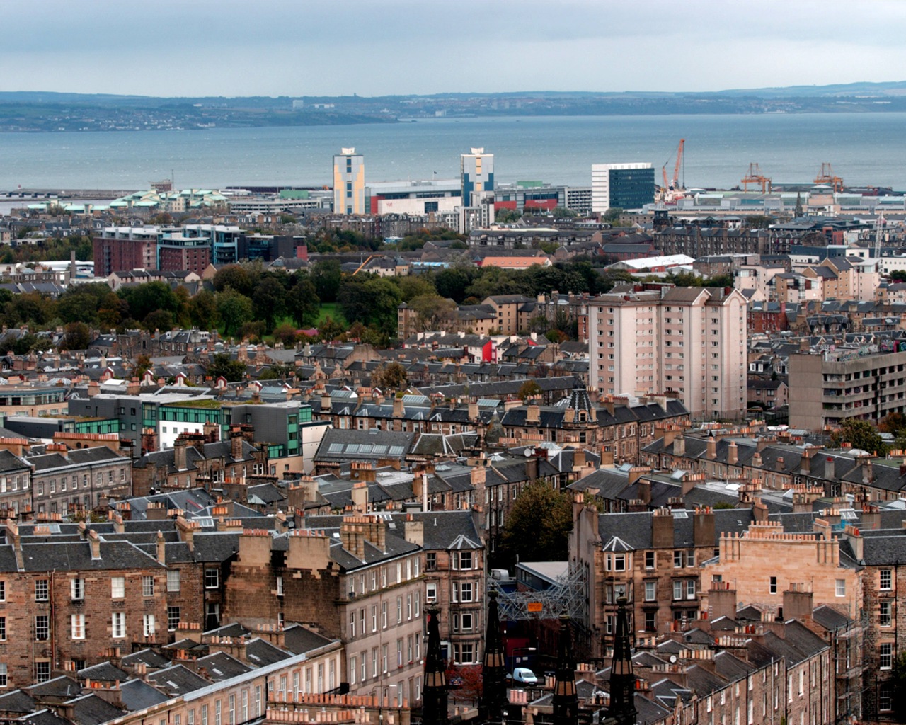 에든버러, 스코틀랜드의 HD 배경 화면의 아름다운 도시 #10 - 1280x1024