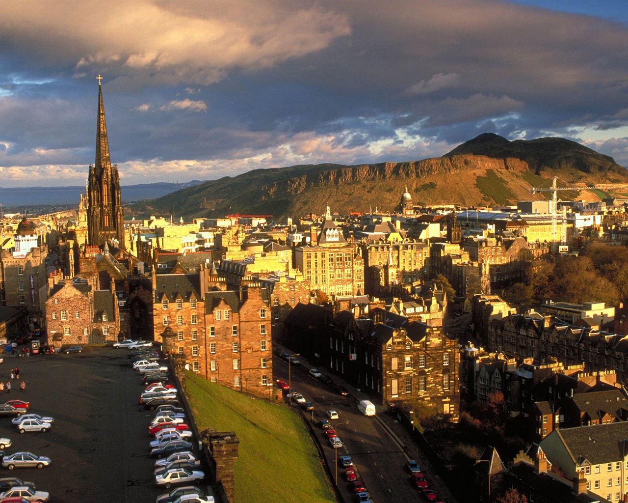 에든버러, 스코틀랜드의 HD 배경 화면의 아름다운 도시 #13 - 1280x1024