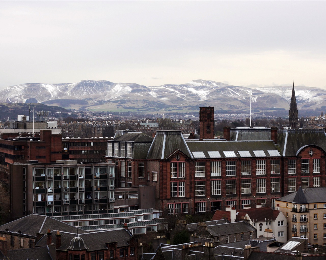 Krásné město Edinburgh, Skotsko HD Tapety na plochu #20 - 1280x1024