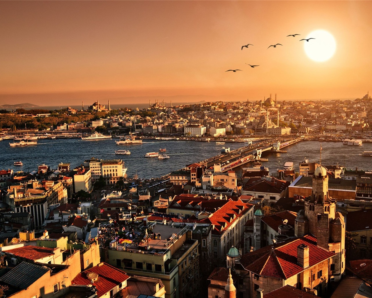 Istanbul, Turquie fonds d'écran HD #10 - 1280x1024