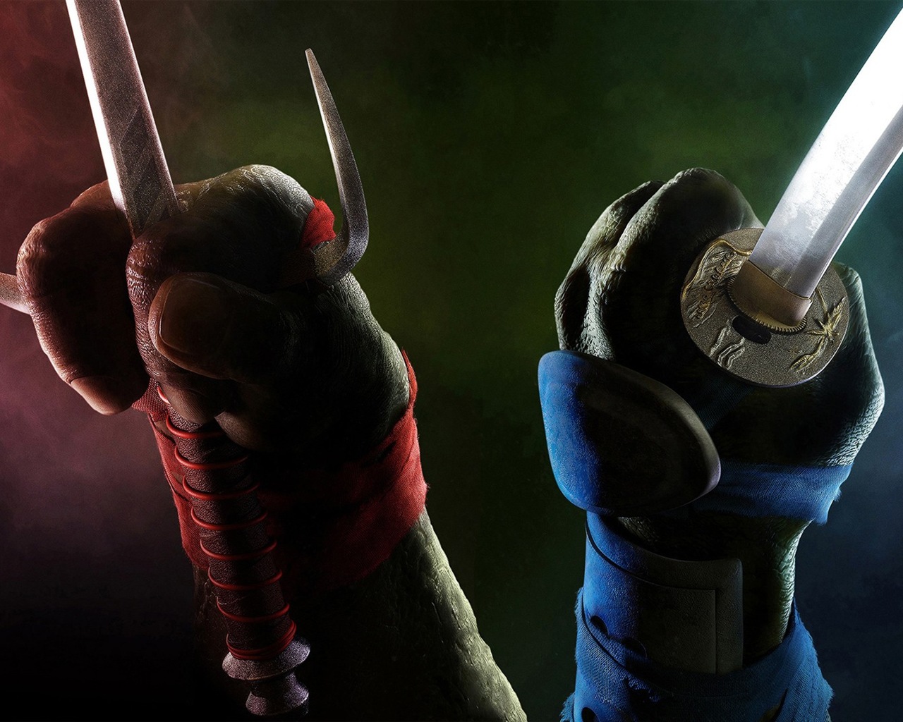 2014 Teenage Mutant Ninja Turtles HD movie wallpapers #11 - 1280x1024