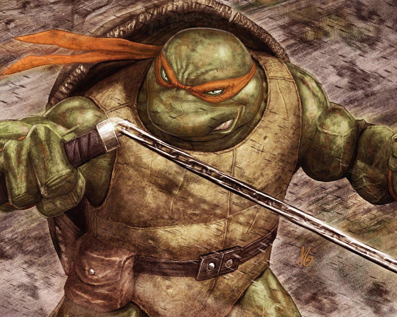 2014 Teenage Mutant Ninja Turtles 忍者神龟 高清影视壁纸18 - 1280x1024