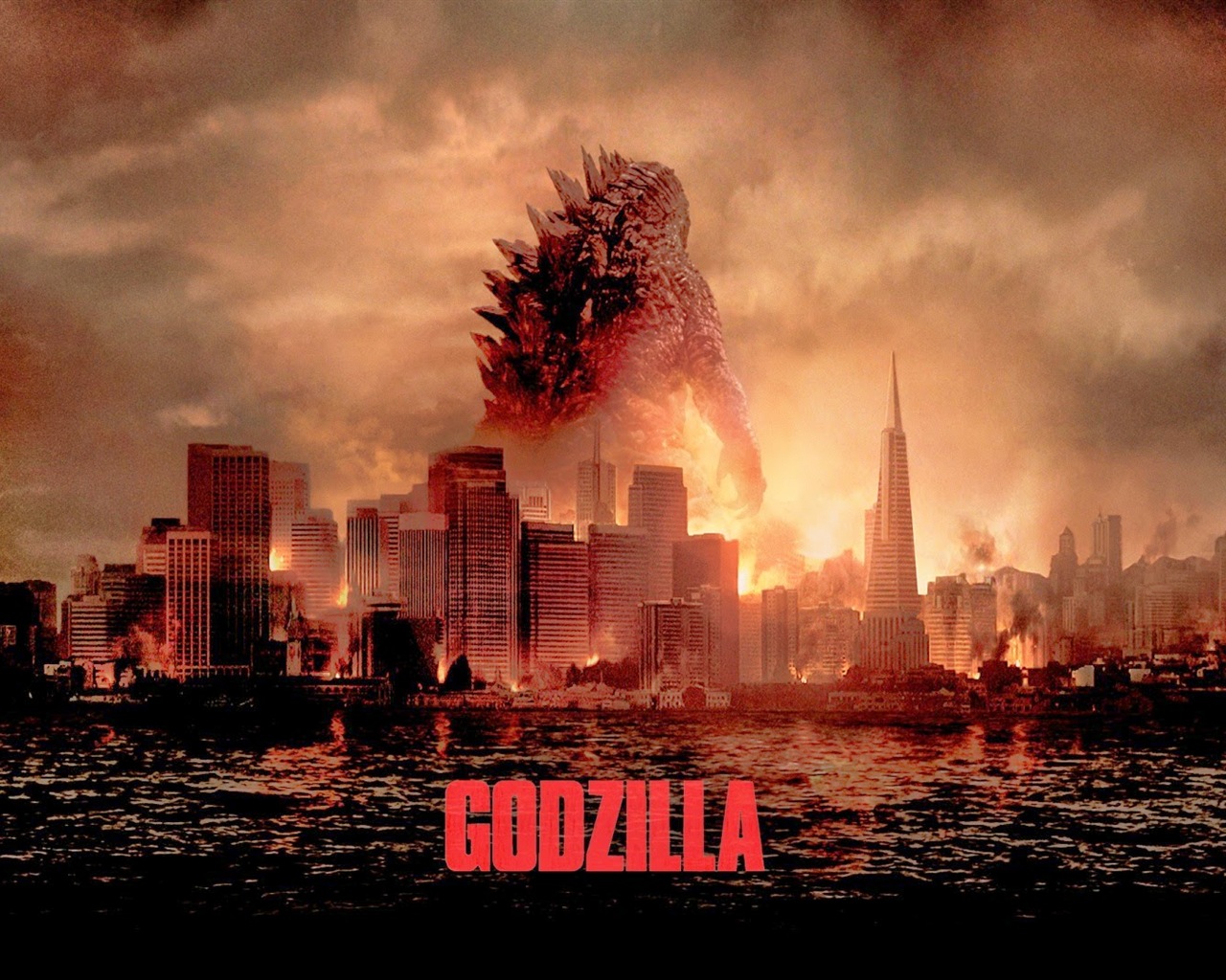 Godzilla 2014 Film HD Wallpaper #2 - 1280x1024