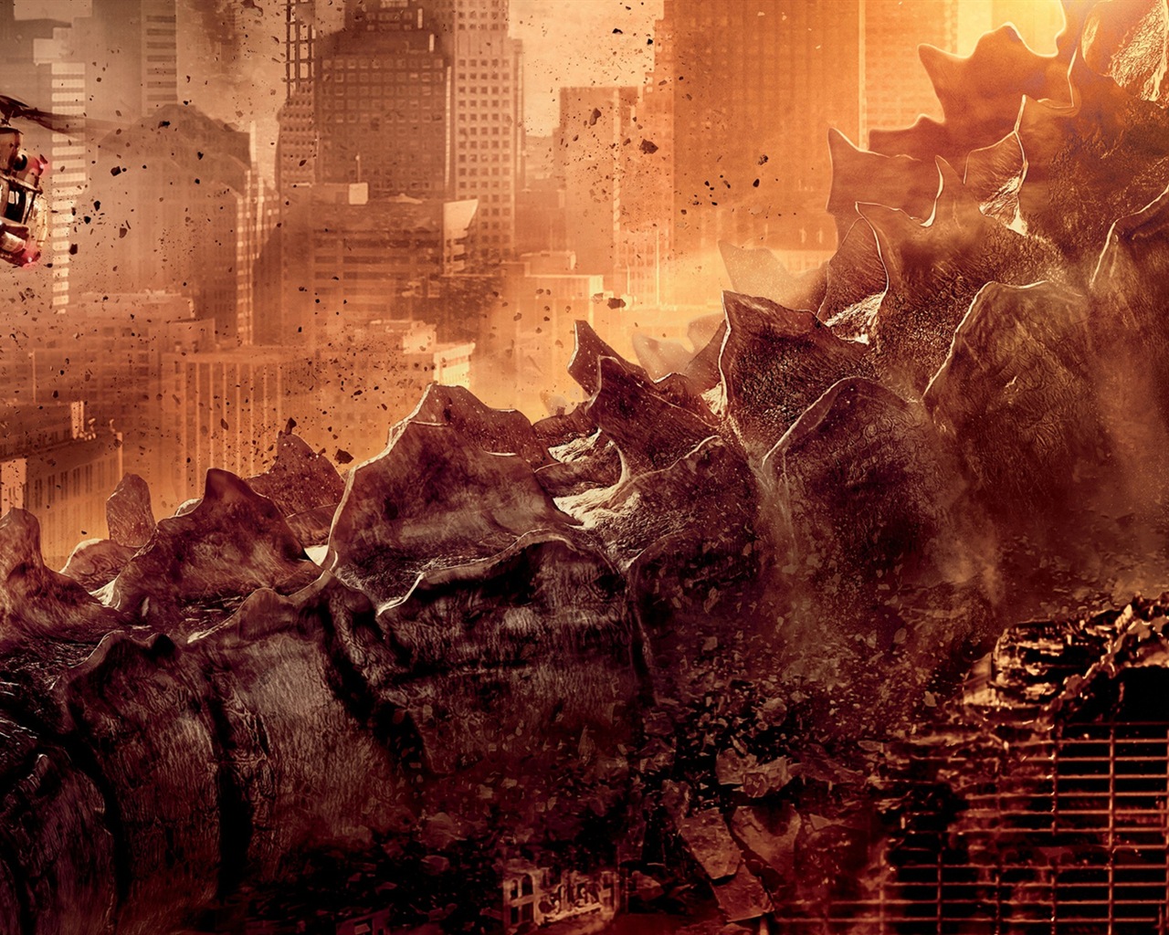 Godzilla 2014 film de fonds d'écran HD #3 - 1280x1024