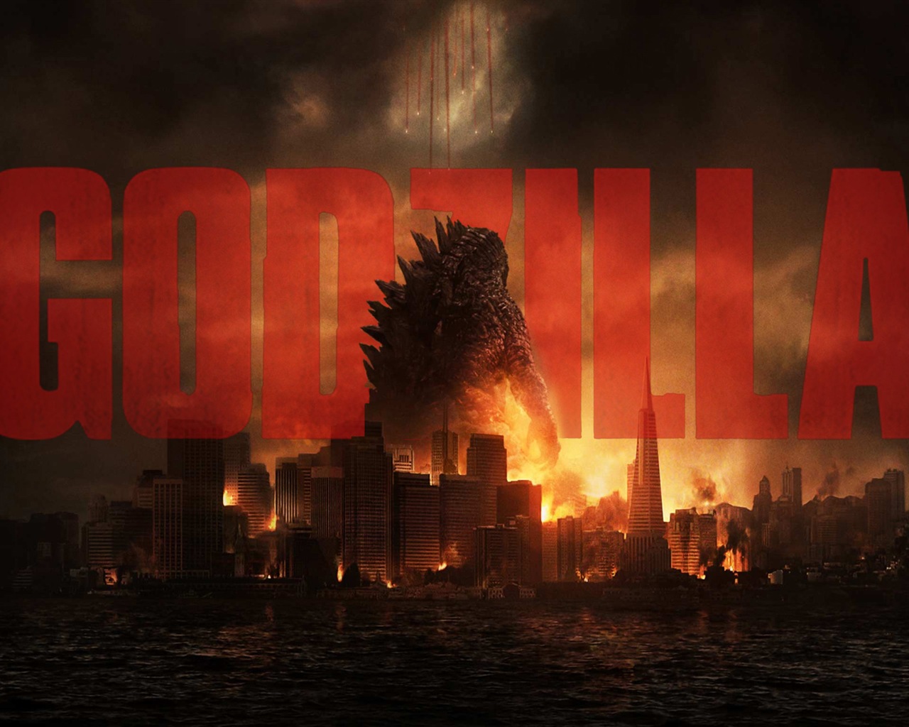 Godzilla 2014 Fondos de película HD #11 - 1280x1024