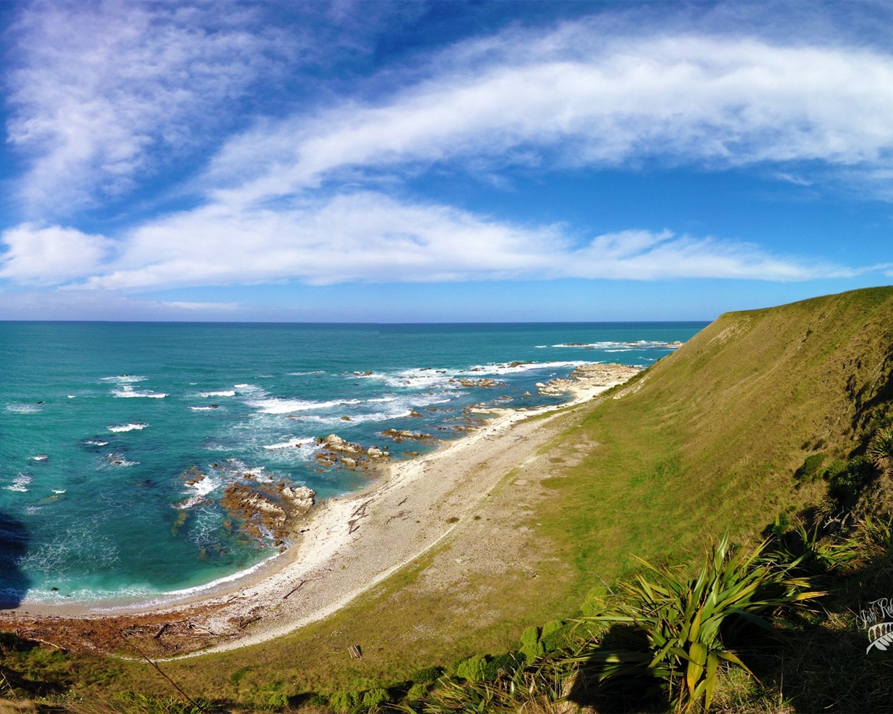 新西兰迷人的风景，Windows 8 主题壁纸1 - 1280x1024