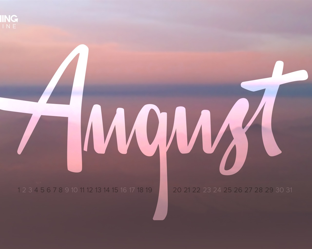 August 2014 calendar wallpaper (1) #19 - 1280x1024