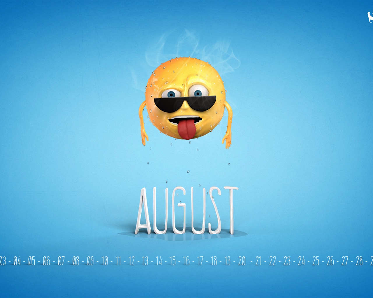 August 2014 Kalender Wallpaper (2) #11 - 1280x1024