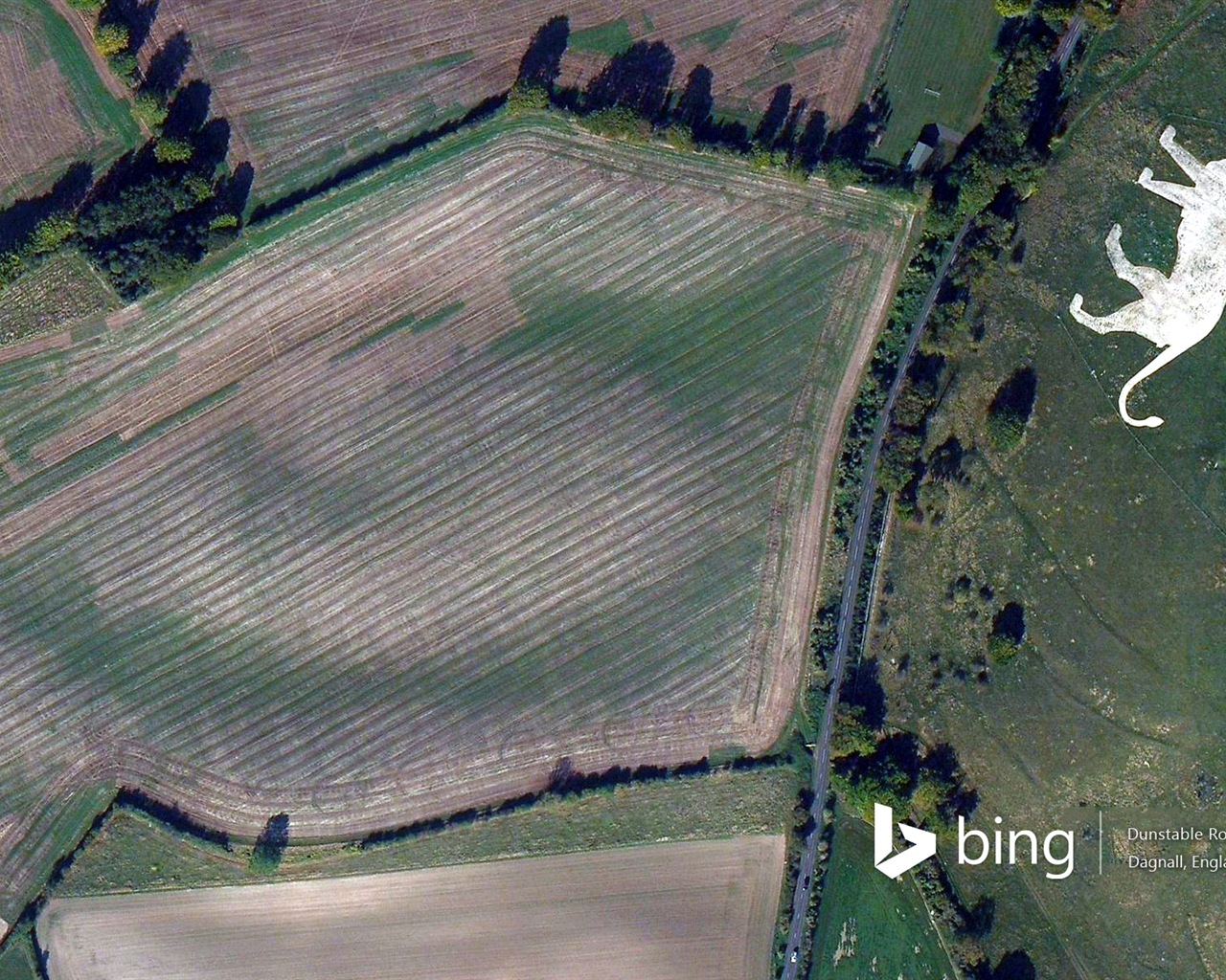 Microsoft Bing HD Wallpapers: Luftaufnahme von Europa #5 - 1280x1024