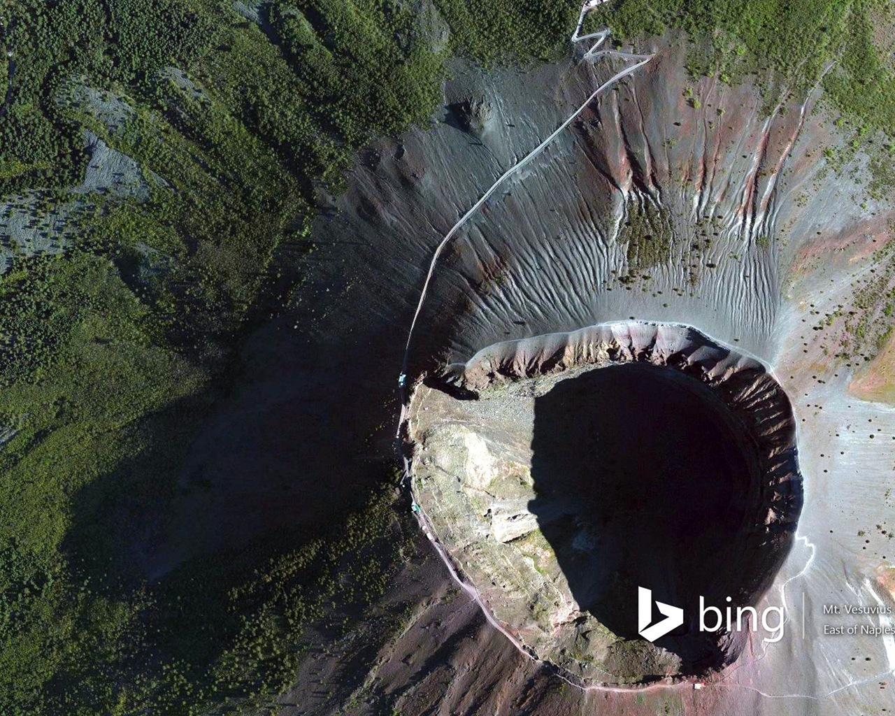 Microsoft Bing HD обои: Вид с воздуха на Европе #6 - 1280x1024