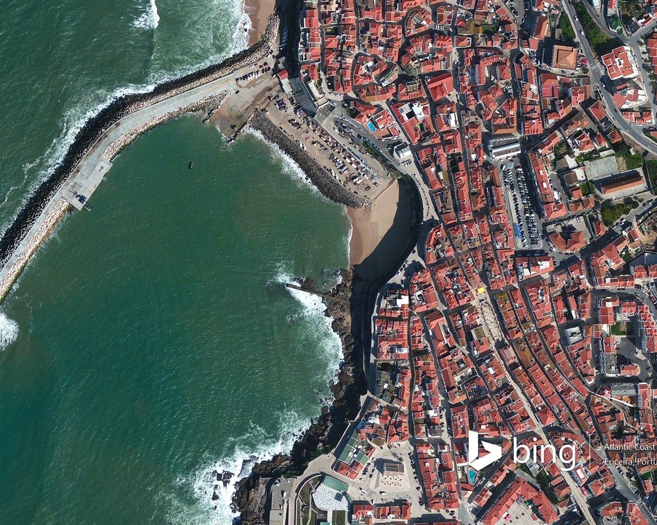 Microsoft Bing HD обои: Вид с воздуха на Европе #17 - 1280x1024