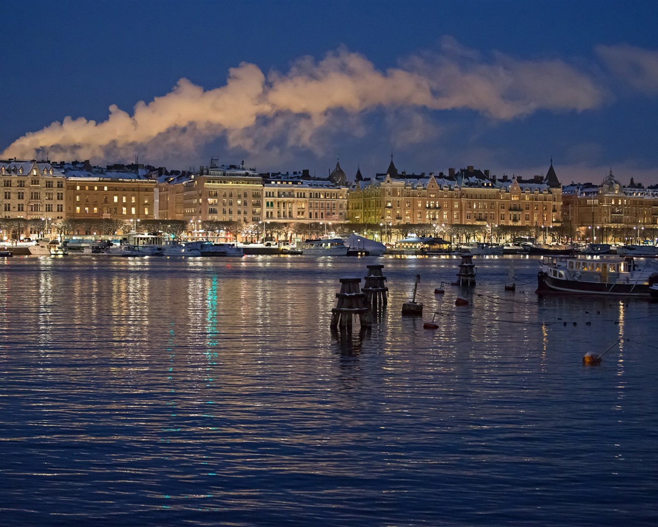 瑞典首都 斯德哥尔摩 城市风景壁纸3 - 1280x1024