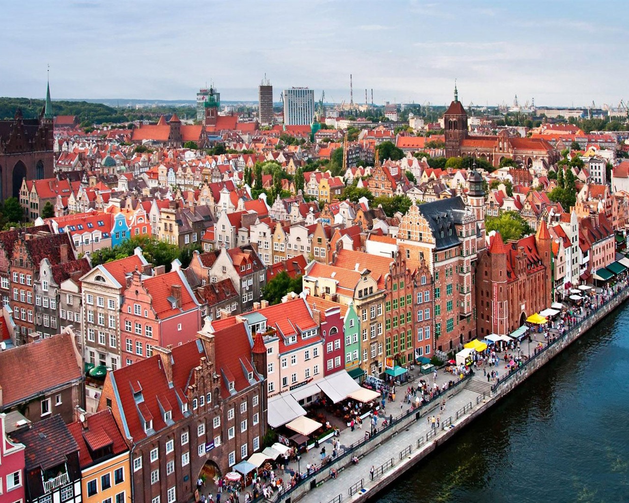 瑞典首都 斯德哥尔摩 城市风景壁纸7 - 1280x1024