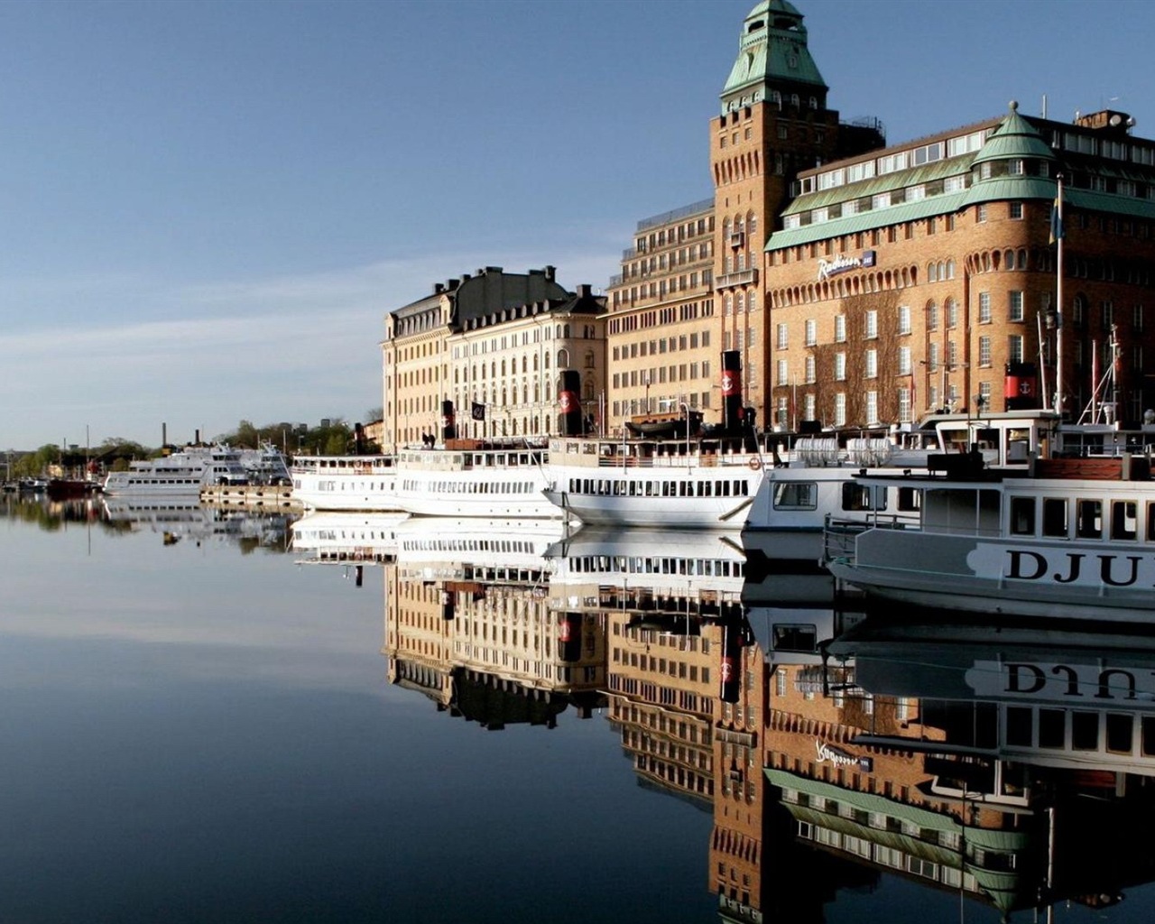 Stockholm, Švédsko, město krajina tapety #15 - 1280x1024