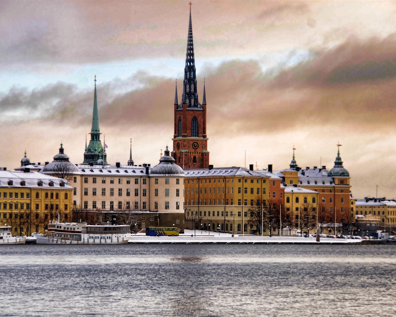 瑞典首都 斯德哥尔摩 城市风景壁纸17 - 1280x1024