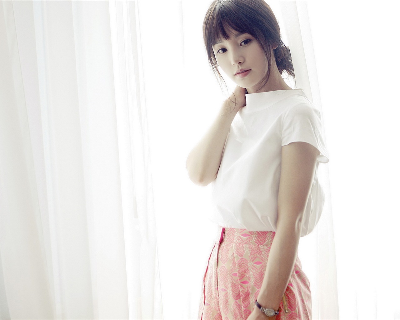 Jižní Korea krásné dívky Nankui Li HD tapety na plochu #9 - 1280x1024