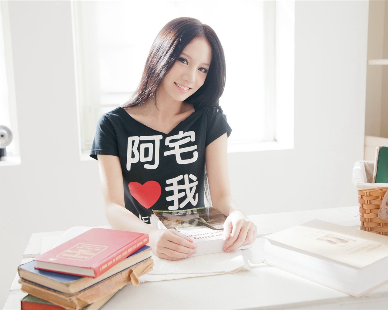 Tchaj-wan dívky vnitřní SunnyLin HD tapety na plochu #10 - 1280x1024