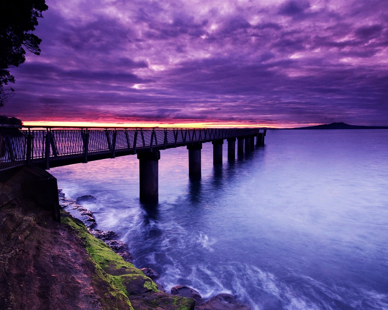 Pier and bridge HD wallpapers #5 - 1280x1024