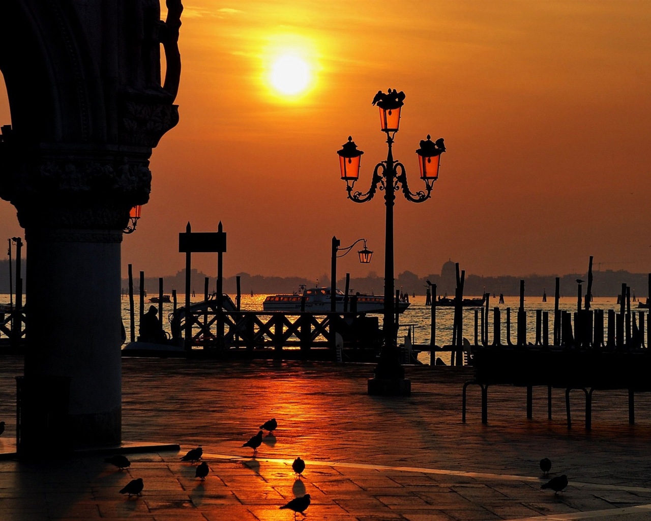 Krásné Watertown, Venice HD tapety na plochu #4 - 1280x1024