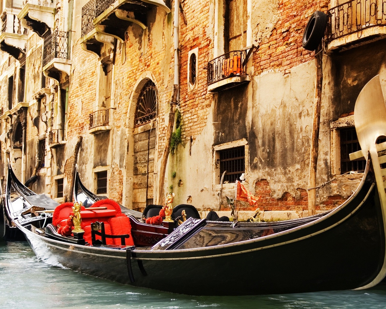 Beautiful watertown, Venice HD wallpapers #8 - 1280x1024
