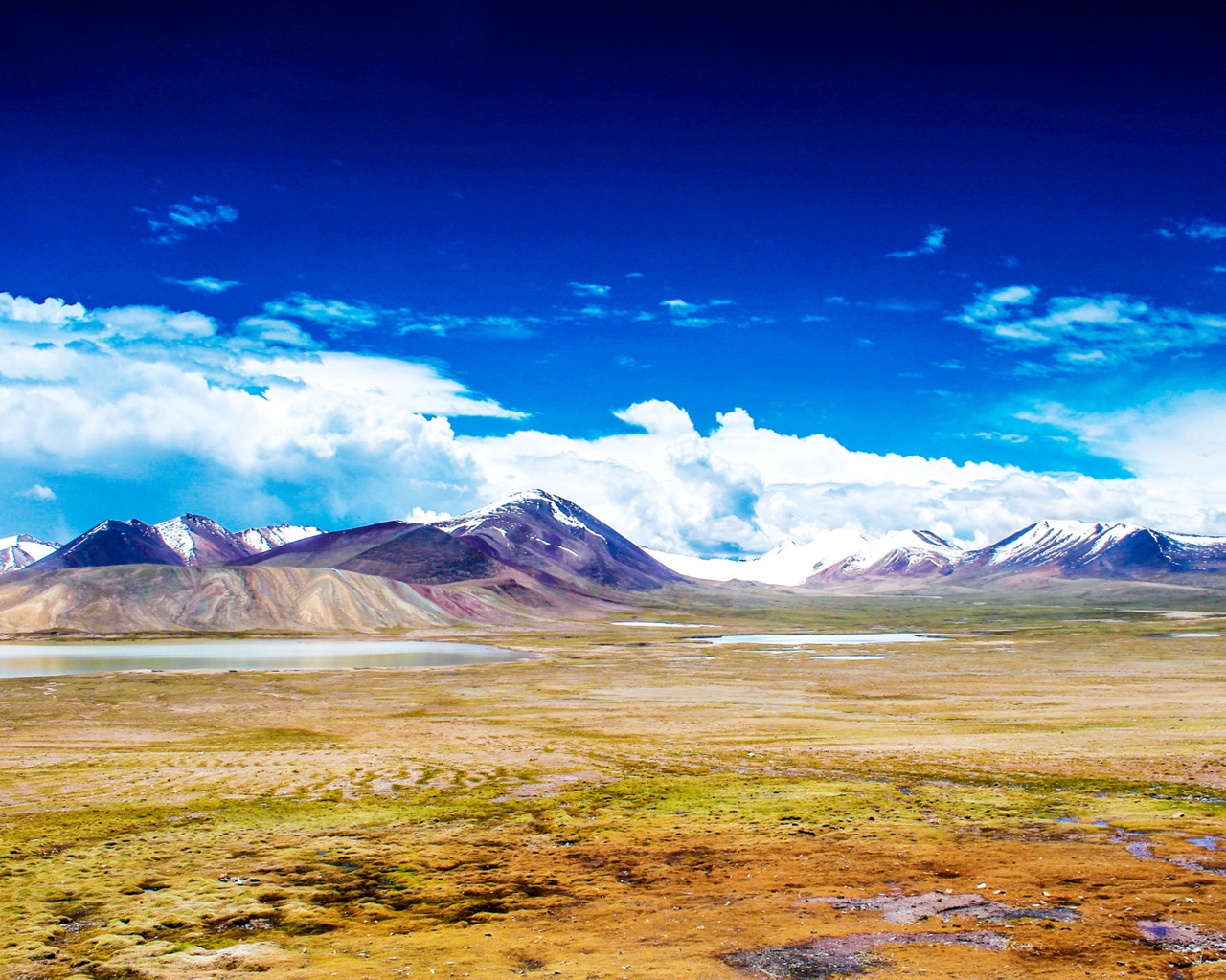 Qinghai Plateau krásné scenérie tapety #1 - 1280x1024