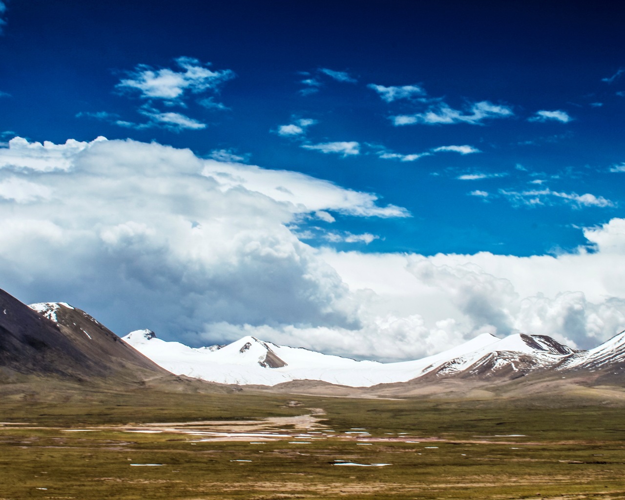 Plateau Qinghai beau fond d'écran de paysage #12 - 1280x1024