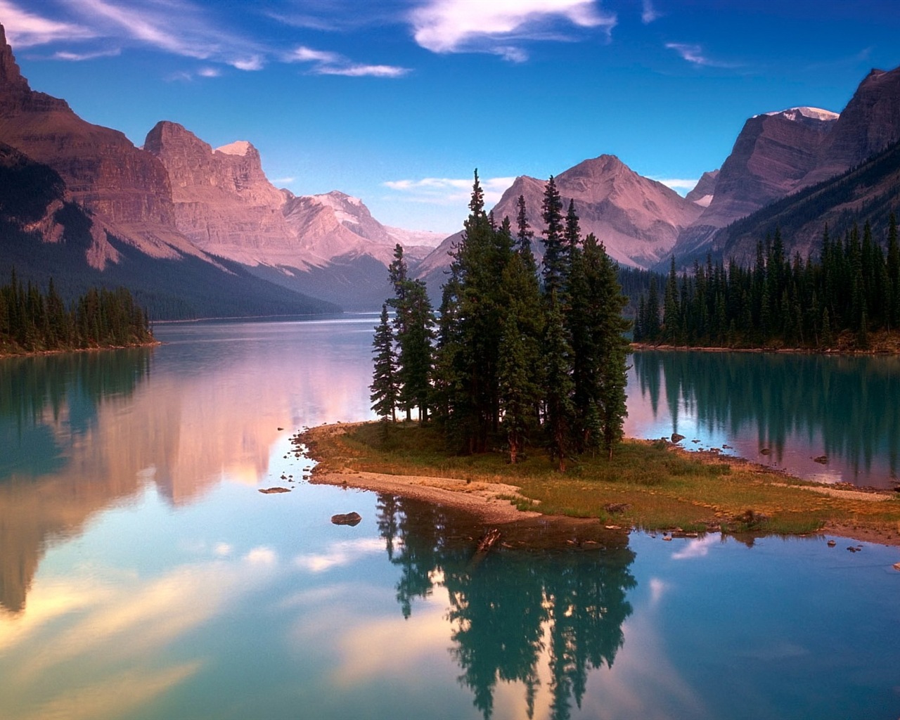 Sunshine lesní jezera krása přírody HD tapetu #15 - 1280x1024