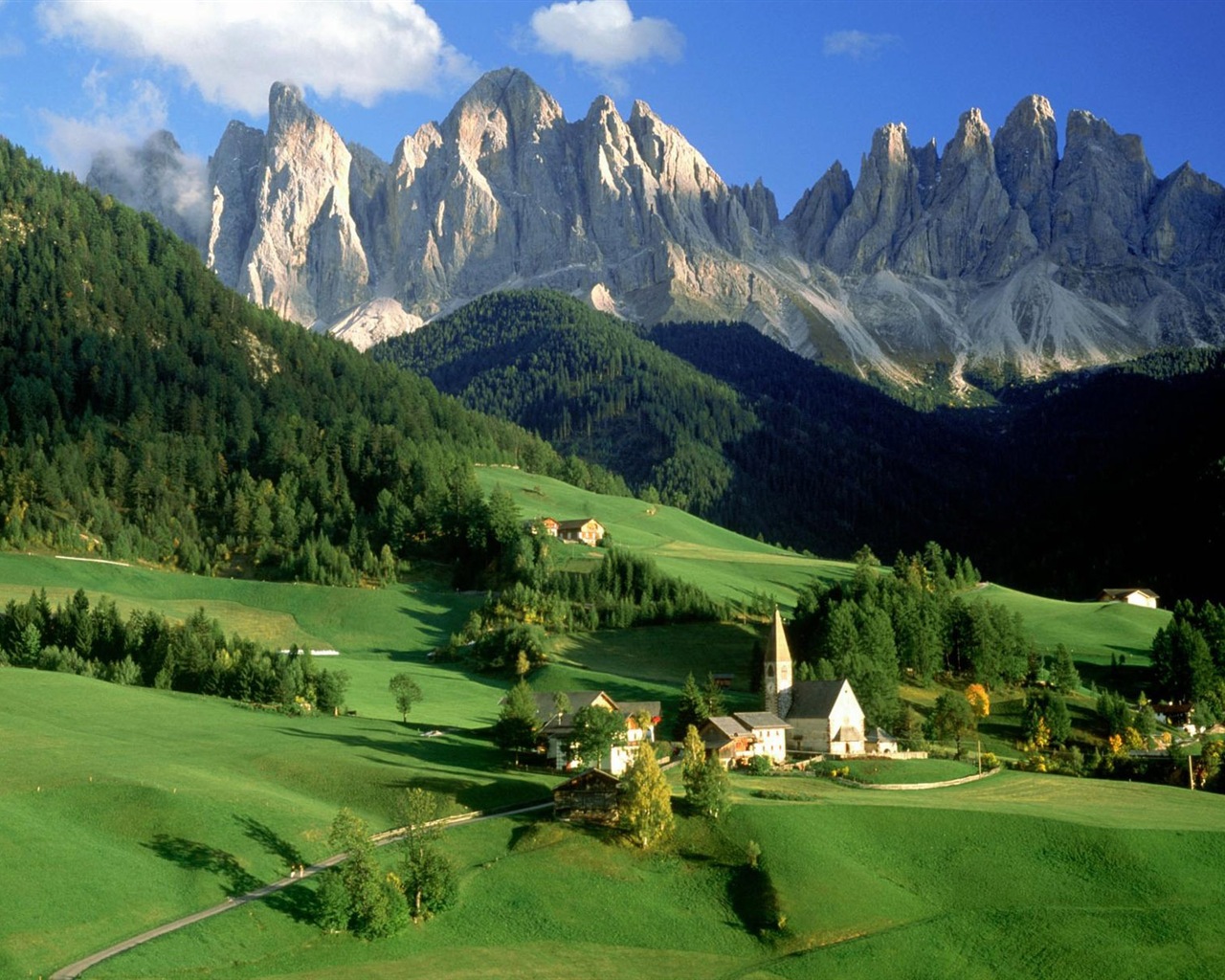 Итальянский естественная красота пейзажа HD обои #2 - 1280x1024
