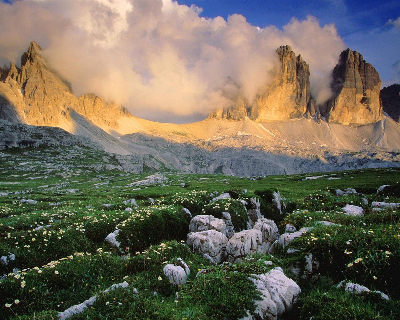 Italská přírodní krásy scenérie HD tapetu #4 - 1280x1024