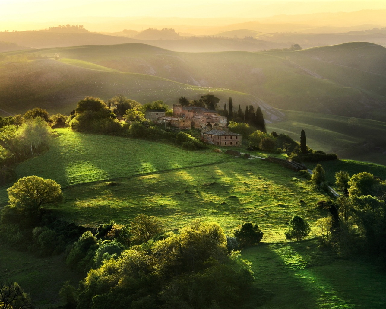 イタリアの自然の美しさの風景のHDの壁紙 #8 - 1280x1024