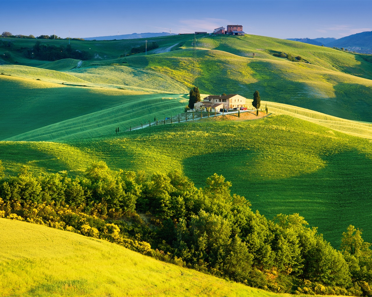Italská přírodní krásy scenérie HD tapetu #13 - 1280x1024