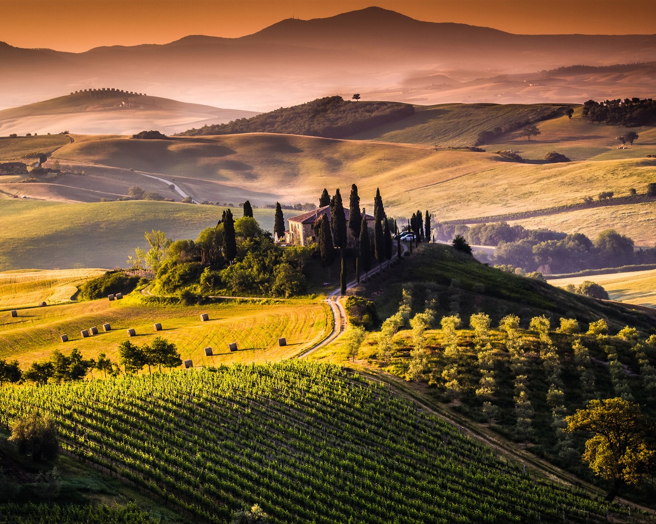 イタリアの自然の美しさの風景のHDの壁紙 #16 - 1280x1024