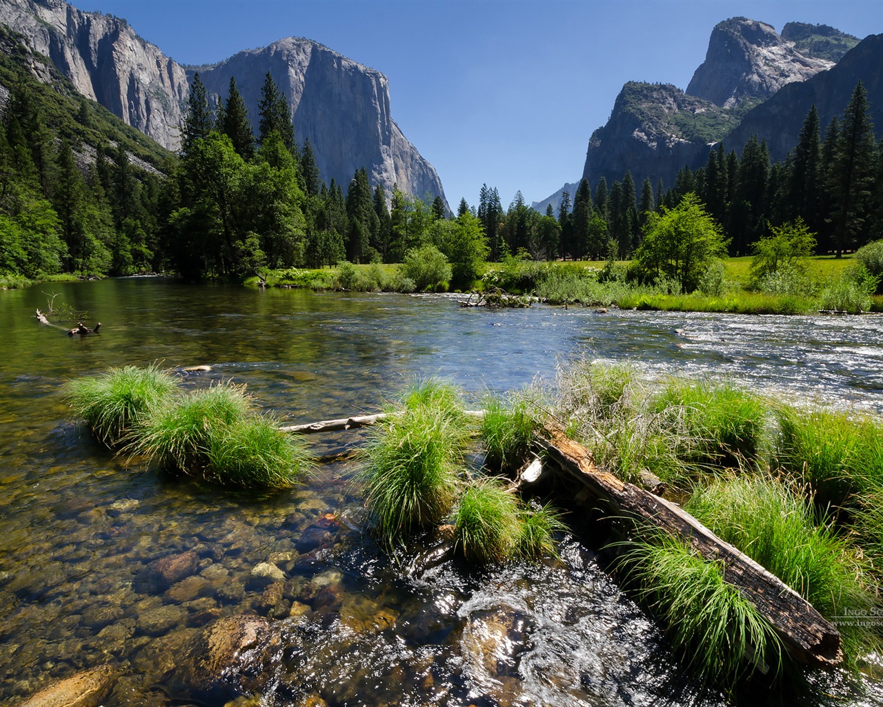 Windows 8 Thema, Yosemite National Park HD Wallpaper #2 - 1280x1024