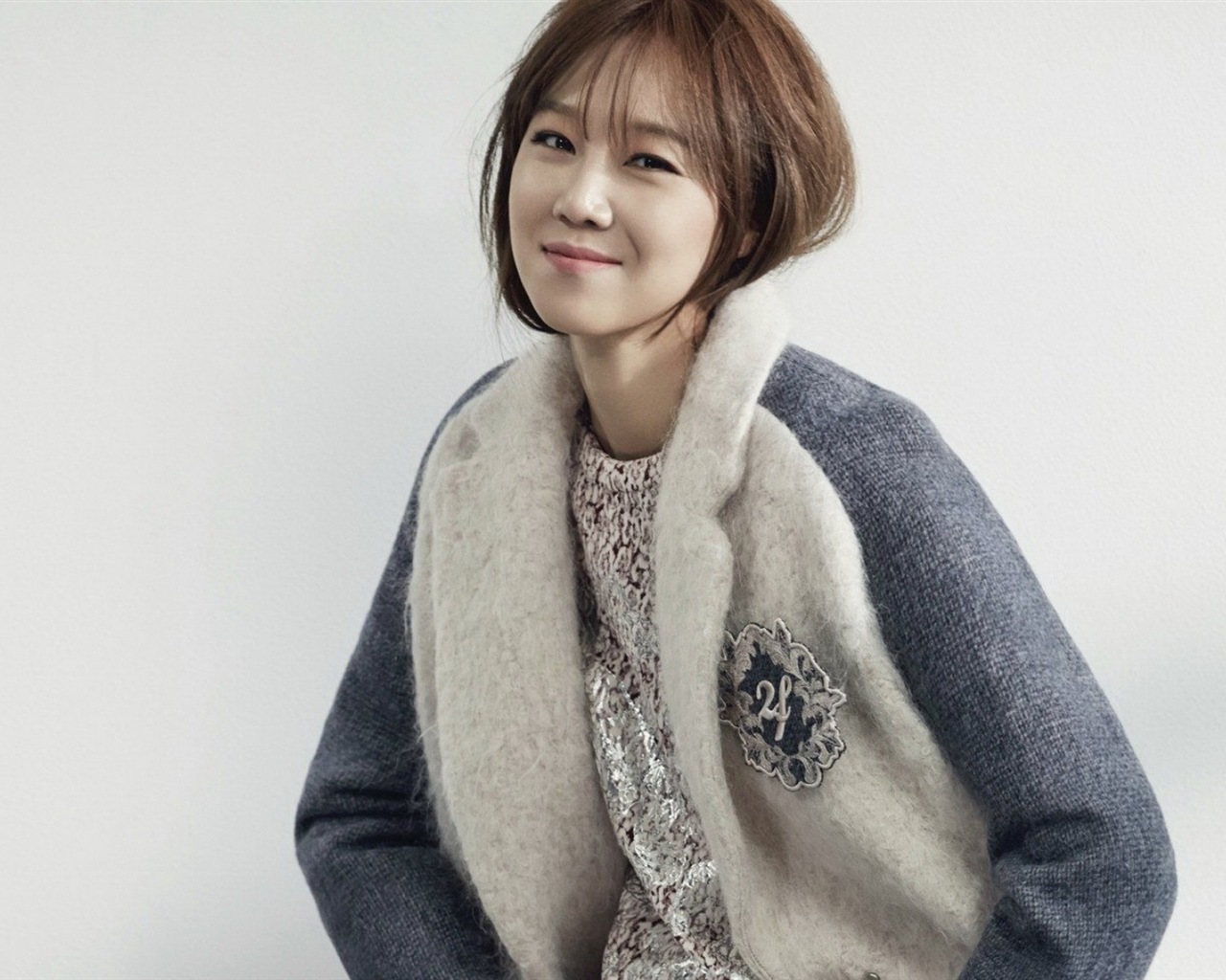 Corea del Sur hermosa chica Kong Hyo Jin HD papel tapiz #3 - 1280x1024