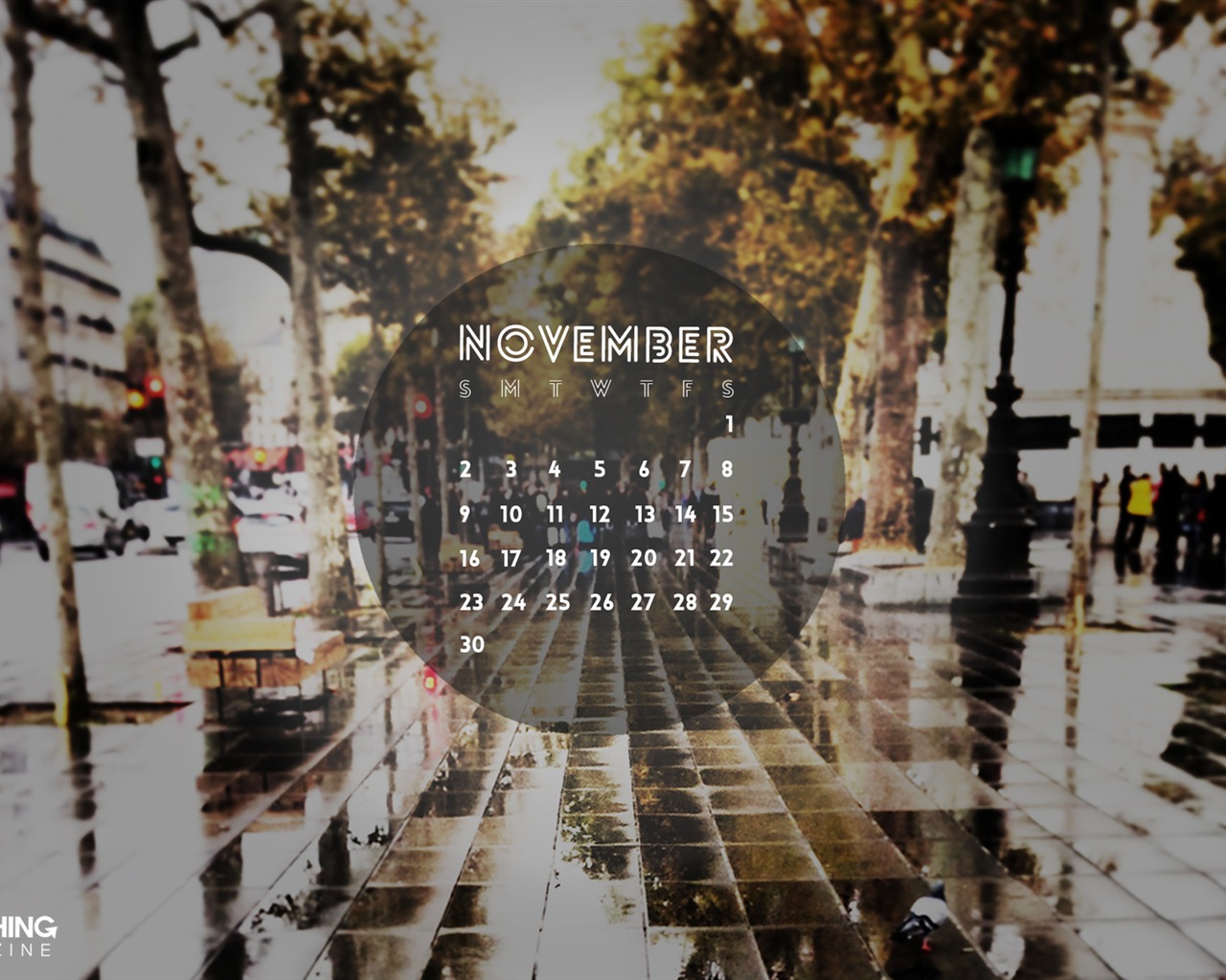 Ноябрь 2014 Календарь обои (2) #6 - 1280x1024