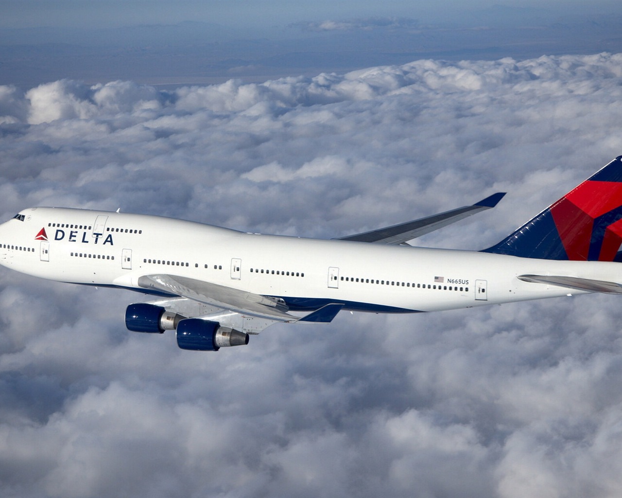 Boeing fondos de pantalla de alta definición 747 airlines #8 - 1280x1024
