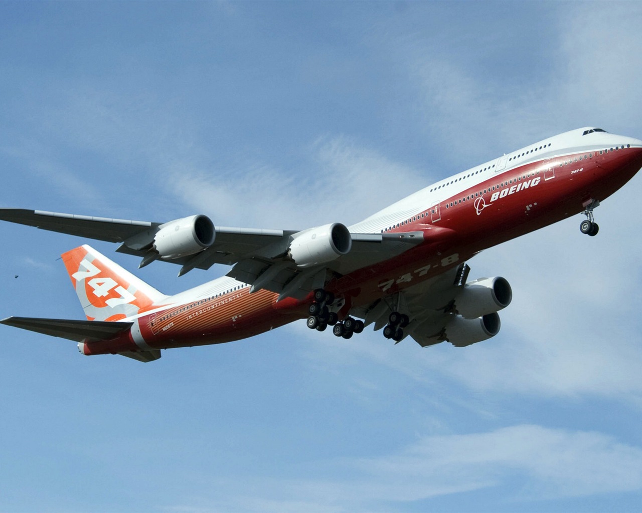 Boeing 747 dopravní letadlo HD tapety na plochu #12 - 1280x1024