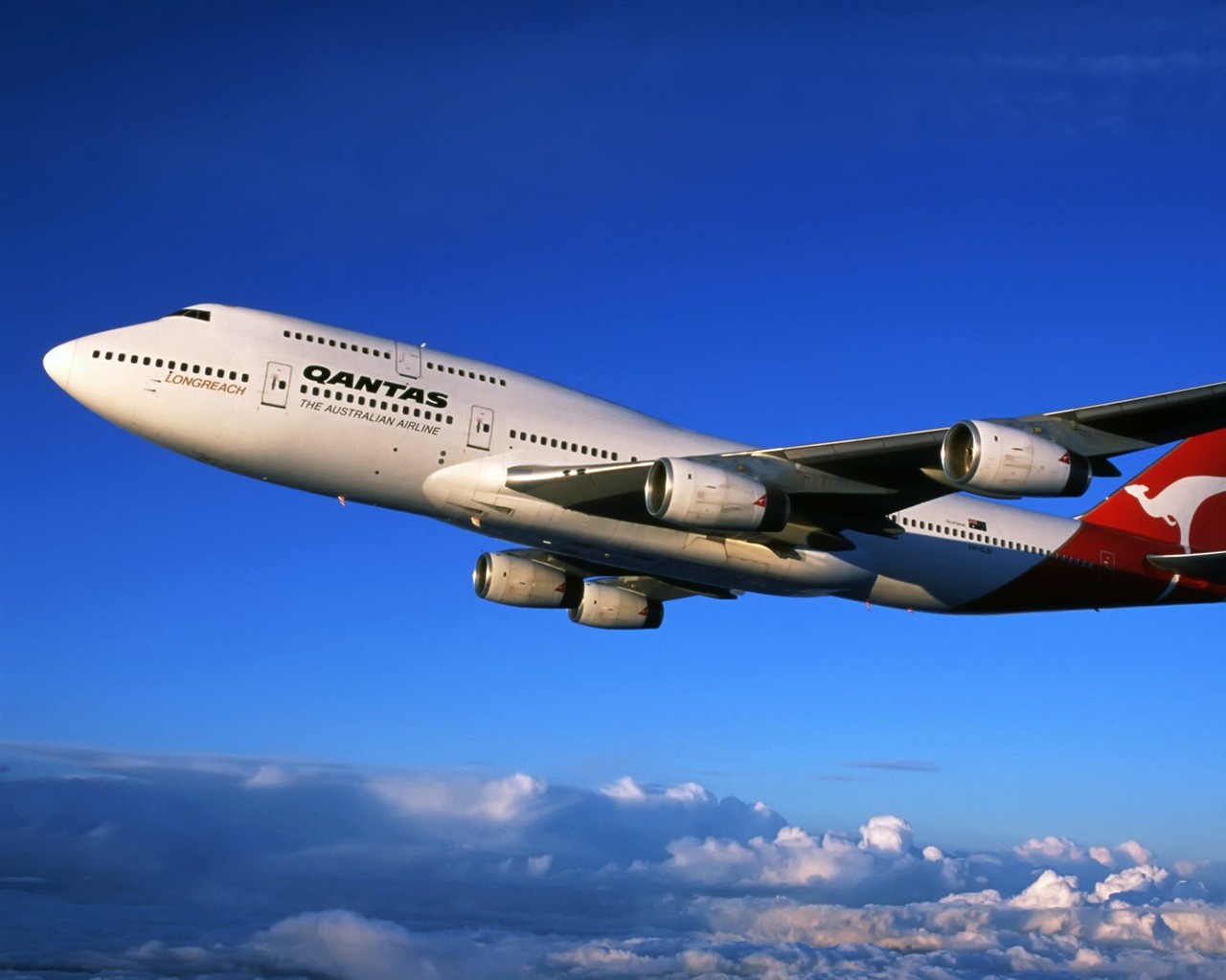 Boeing 747 dopravní letadlo HD tapety na plochu #15 - 1280x1024