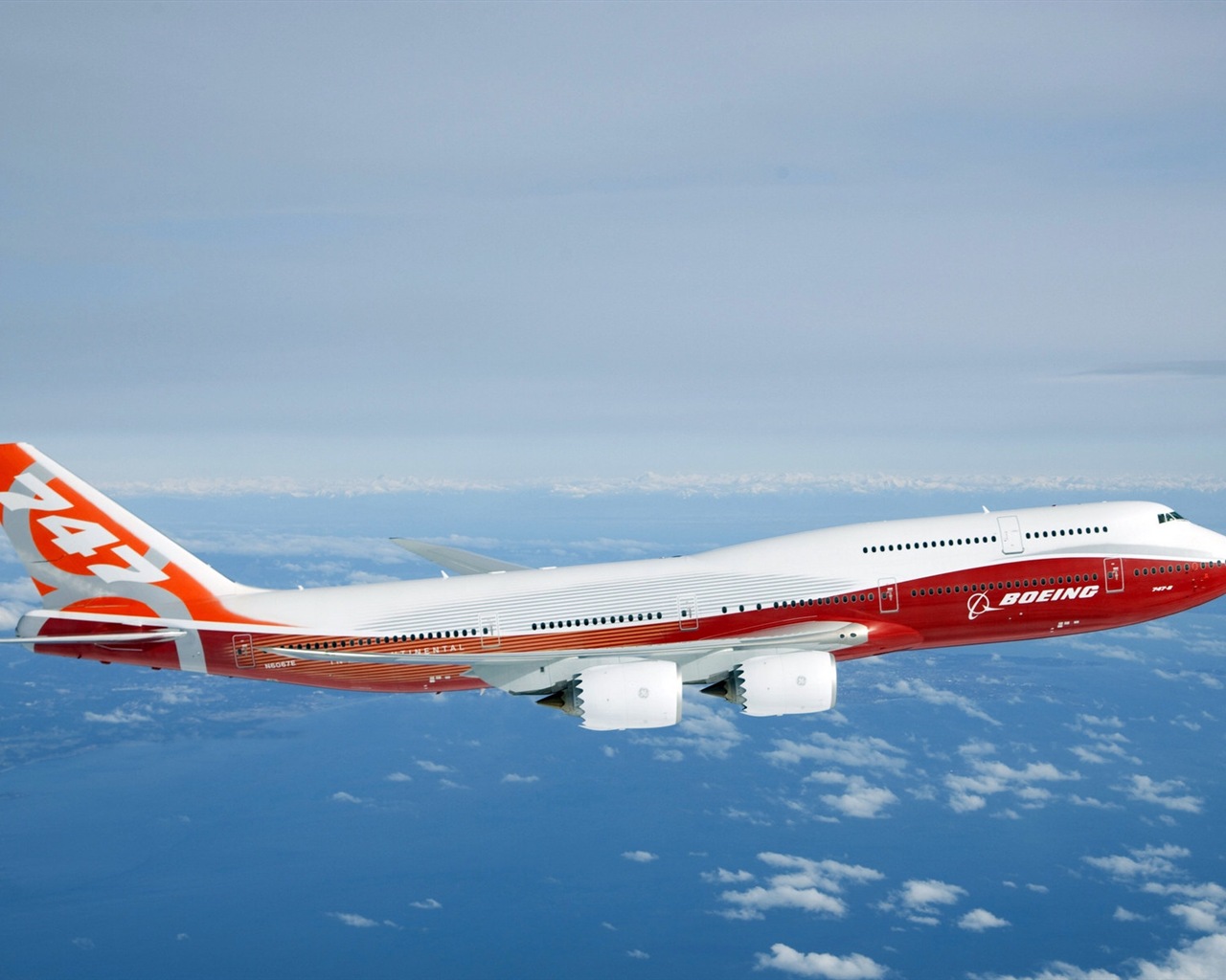 Boeing 747 avions de ligne fonds d'écran HD #16 - 1280x1024