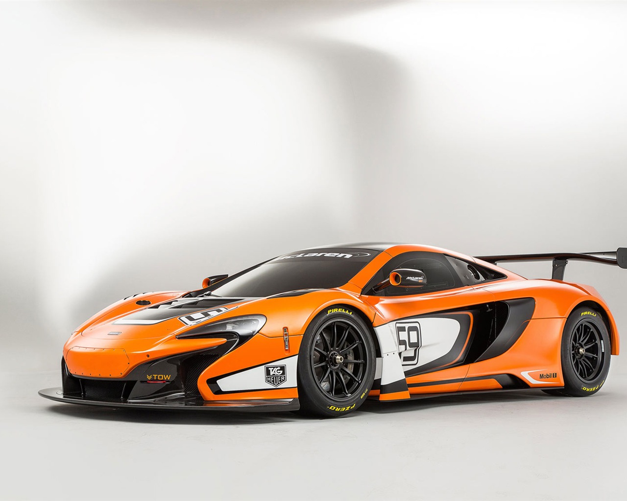 2015マクラーレン650S GT3スーパーカーのHDの壁紙 #12 - 1280x1024