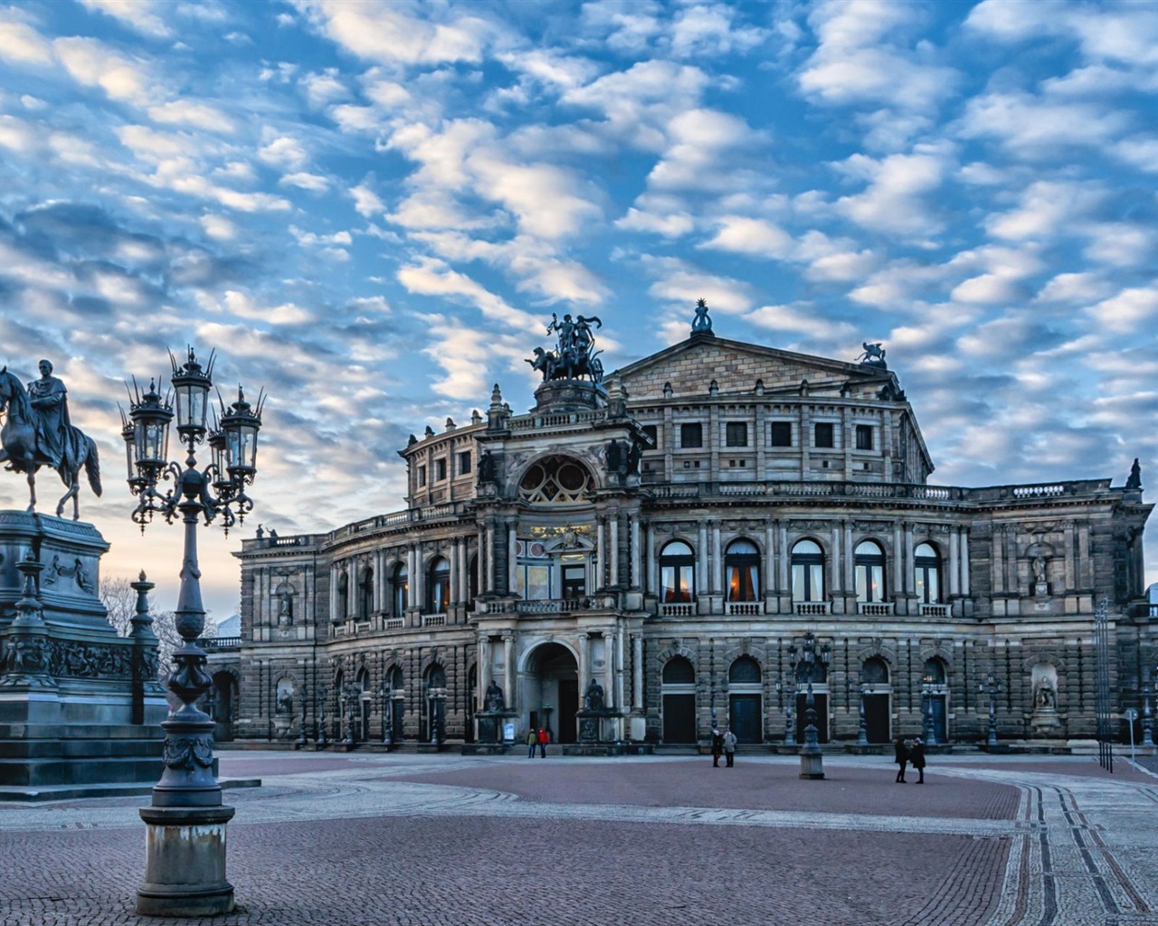 HD обои городской пейзаж Германия Дрезден #4 - 1280x1024