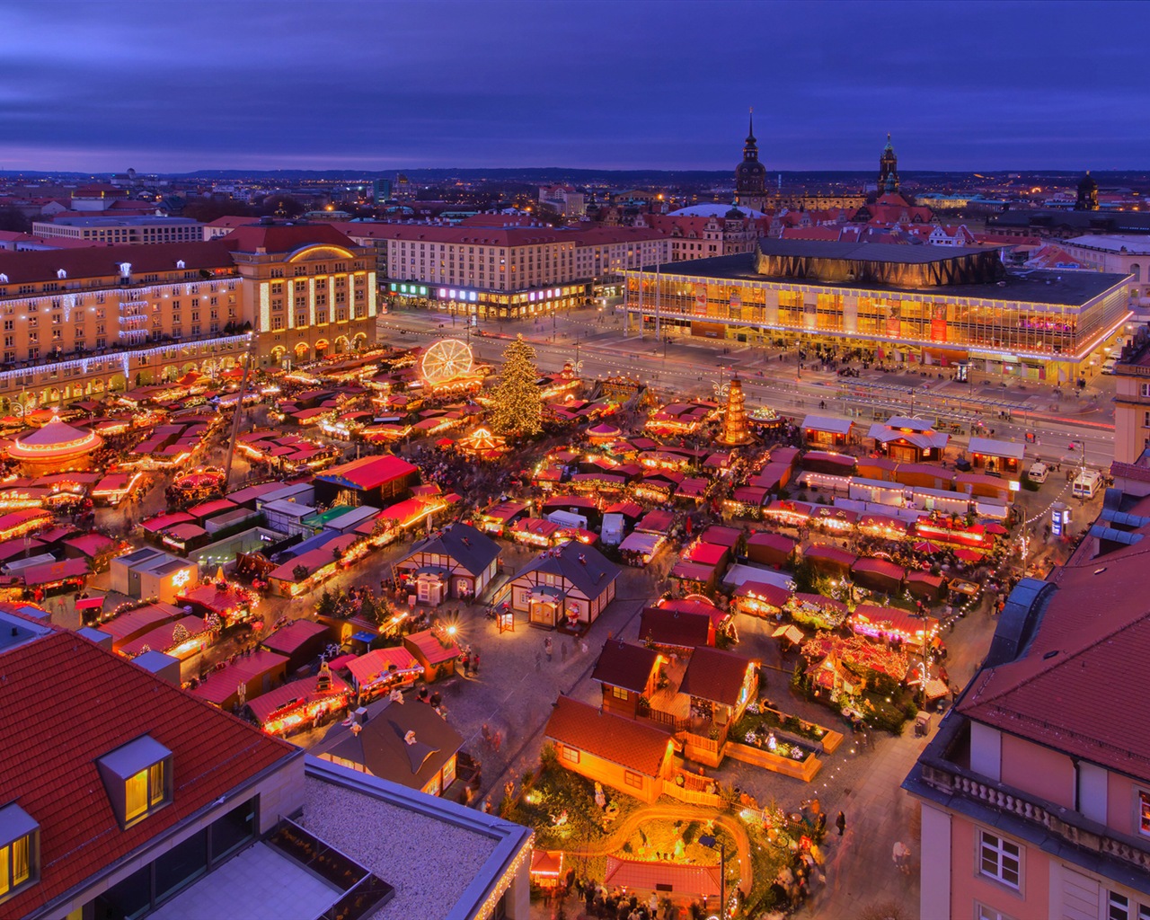 Alemania Dresden fondos de pantalla HD paisaje de la ciudad #8 - 1280x1024