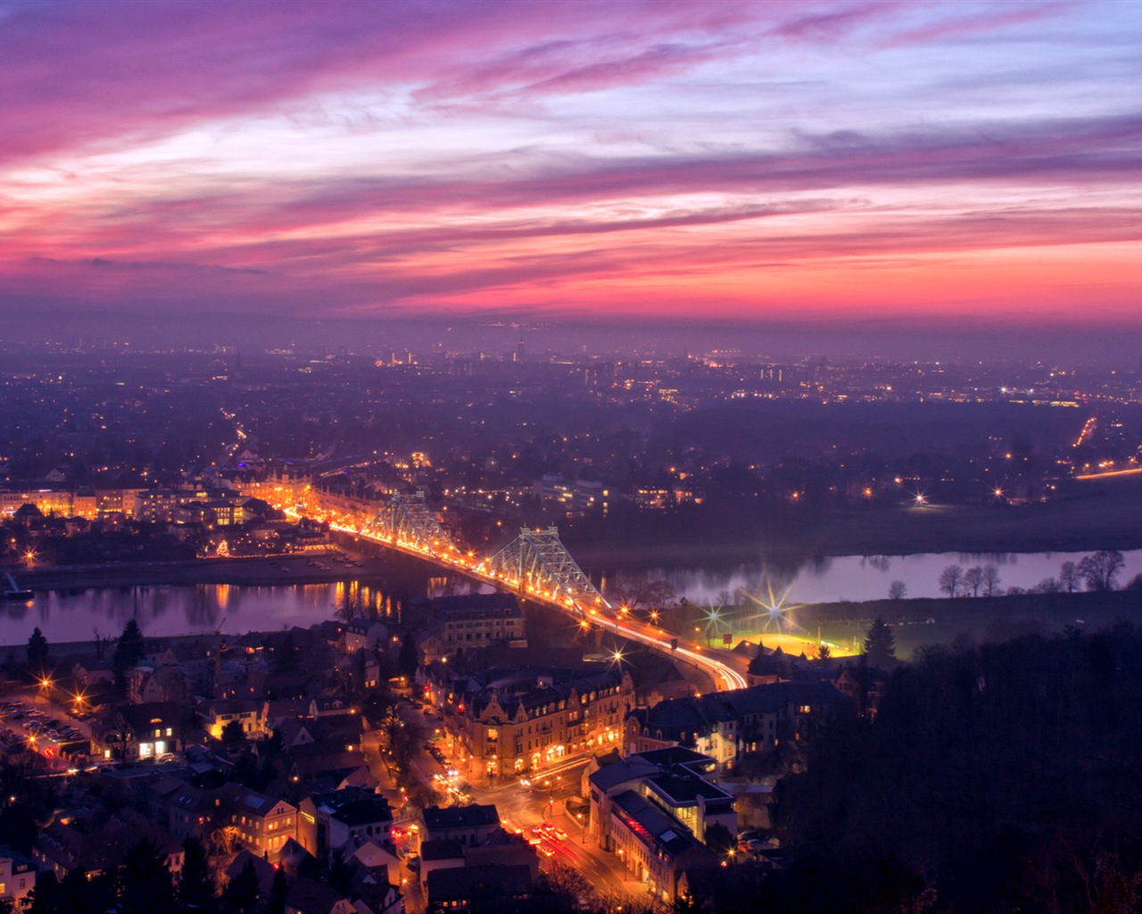 Alemania Dresden fondos de pantalla HD paisaje de la ciudad #9 - 1280x1024