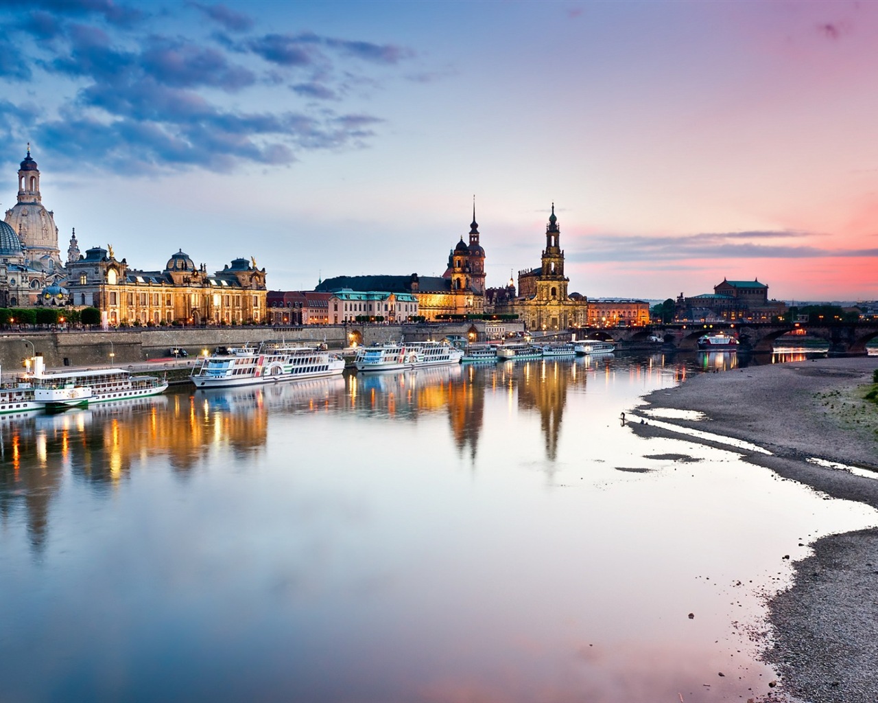 Alemania Dresden fondos de pantalla HD paisaje de la ciudad #12 - 1280x1024