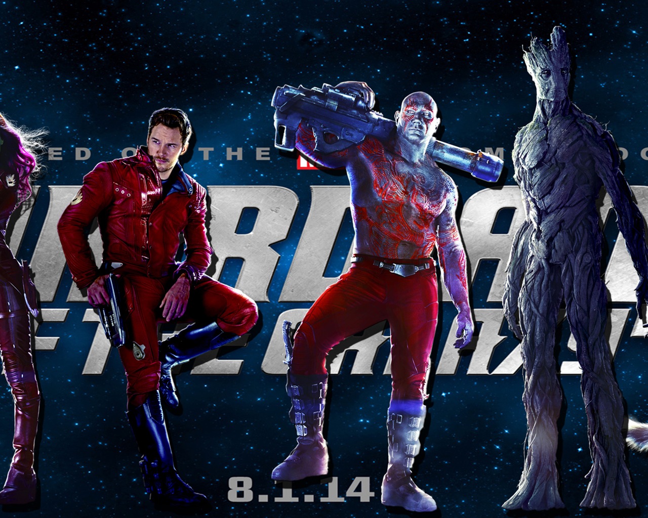 Guardianes de la Galaxia 2014 fondos de pantalla de películas de alta definición #3 - 1280x1024