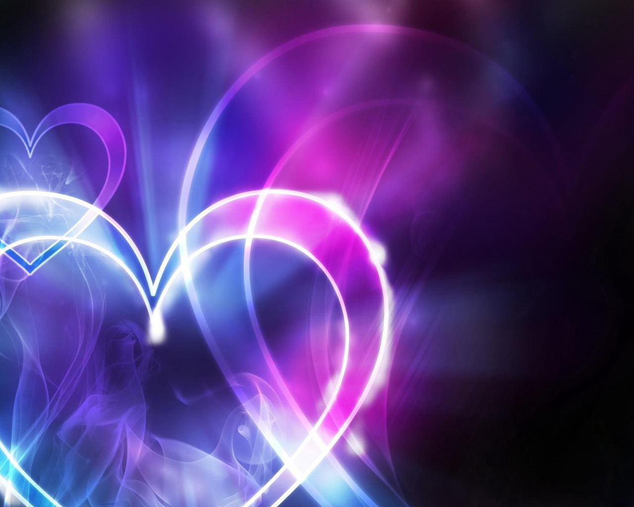 Тема любви, творческих HD обои форме сердца #8 - 1280x1024