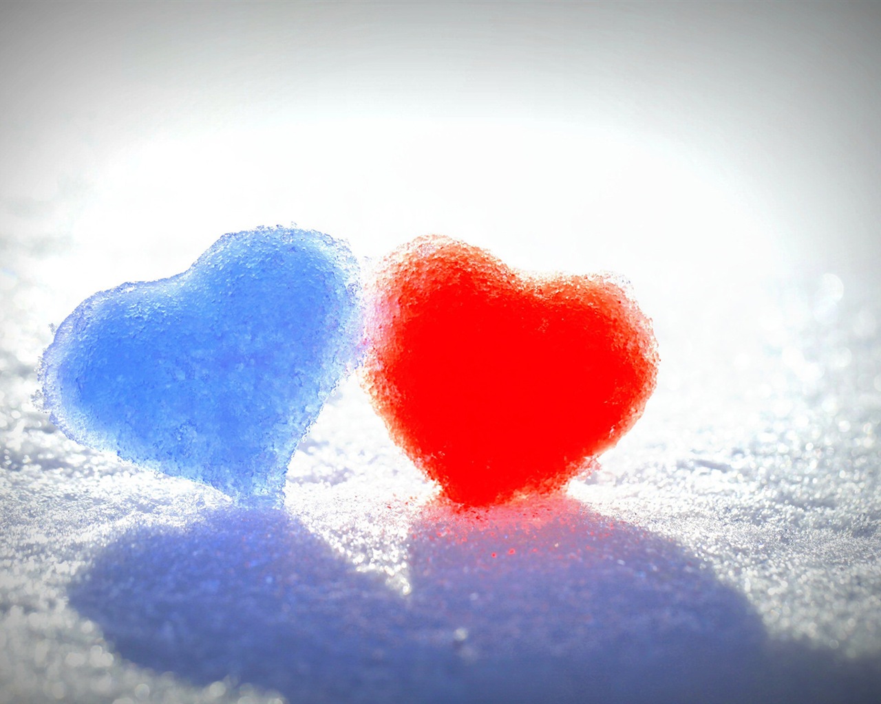 The theme of love, creative heart-shaped HD wallpapers #13 - 1280x1024