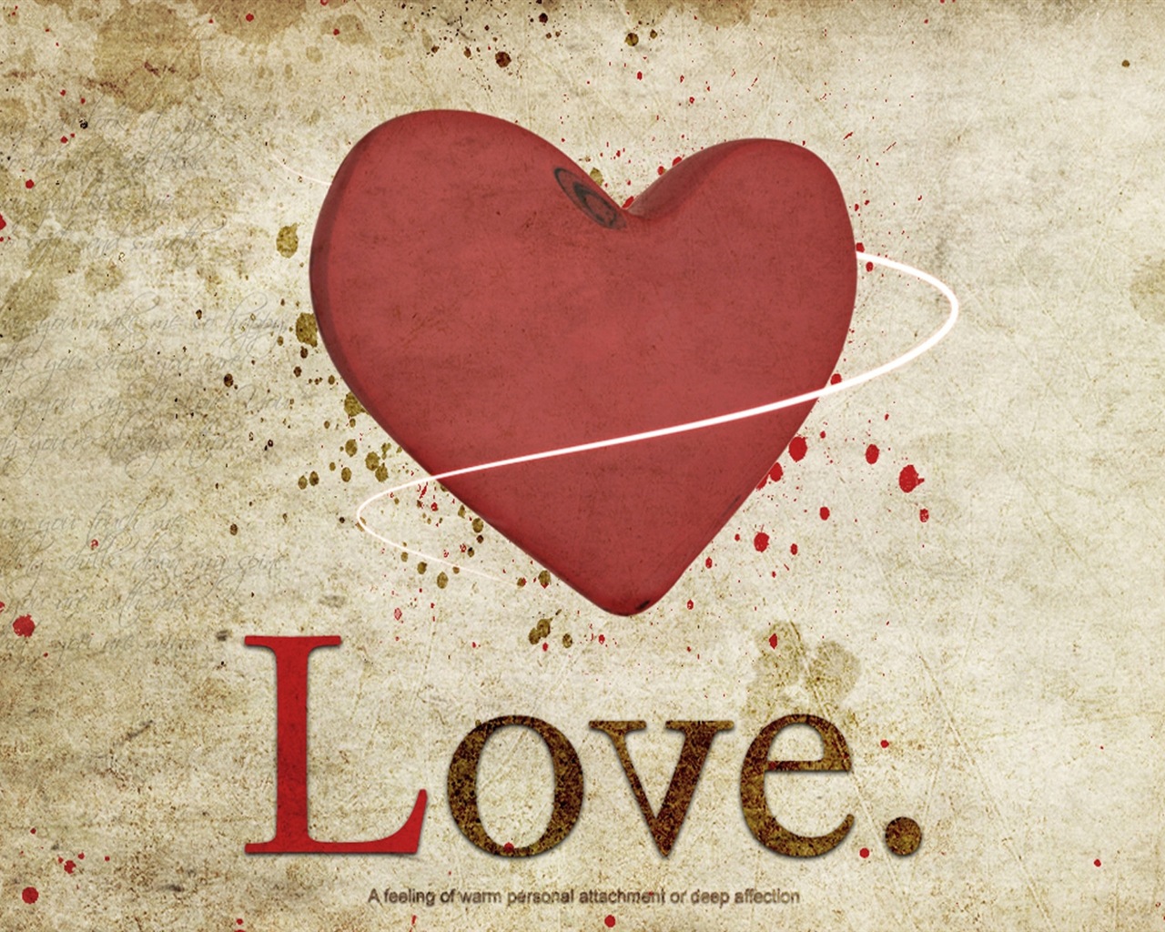 Тема любви, творческих HD обои форме сердца #16 - 1280x1024