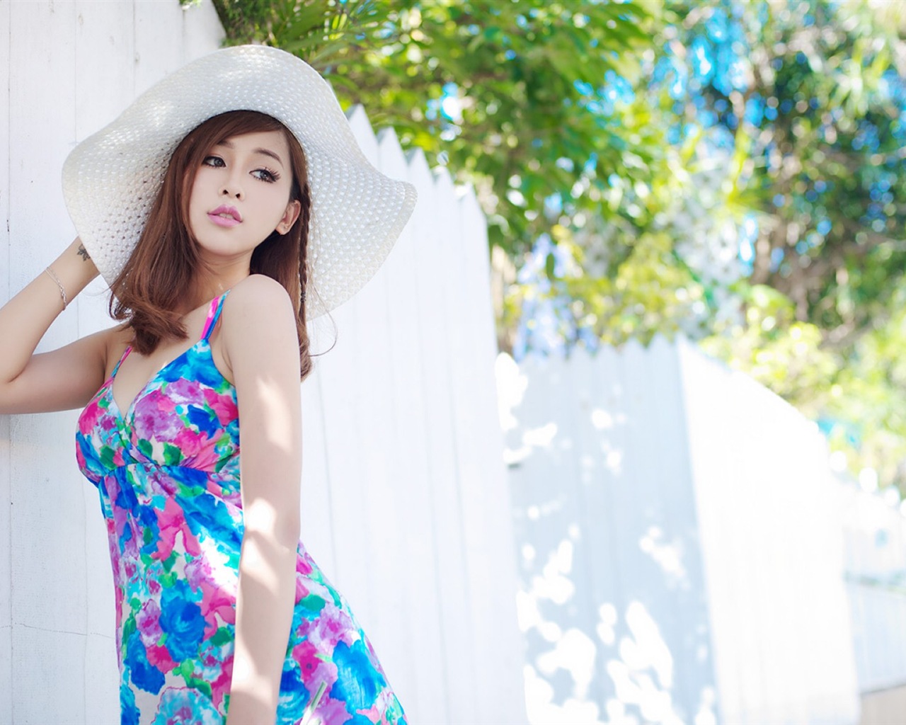 Pure seductive Oriental girls HD wallpapers #14 - 1280x1024
