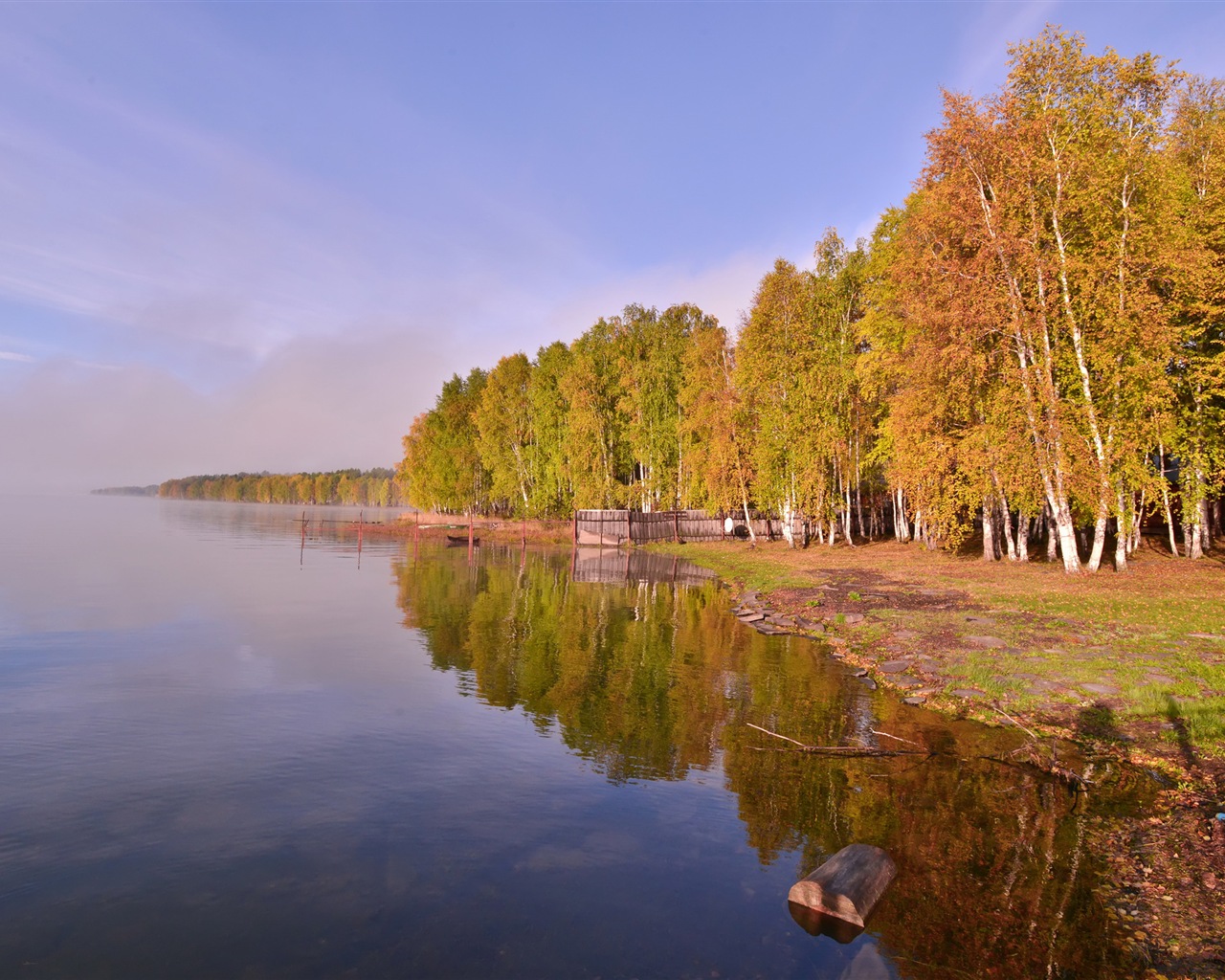 Озеро Байкал в России, декорации HD обои #9 - 1280x1024